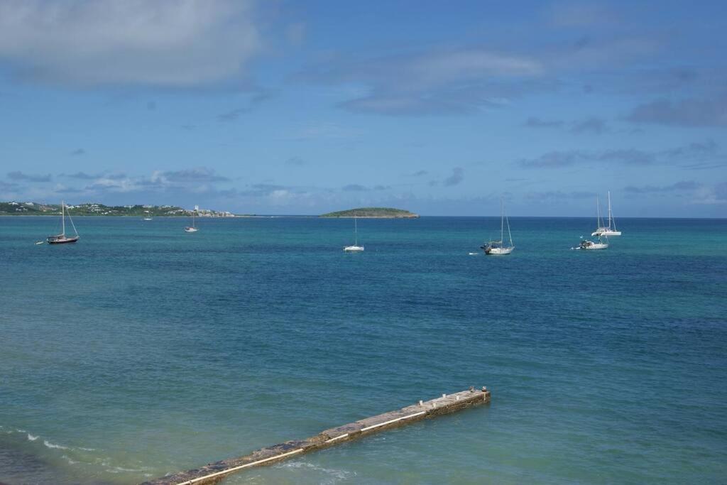 Superbe Studio Dolce Vita Vue Mer Plage Piscine Мариго Экстерьер фото