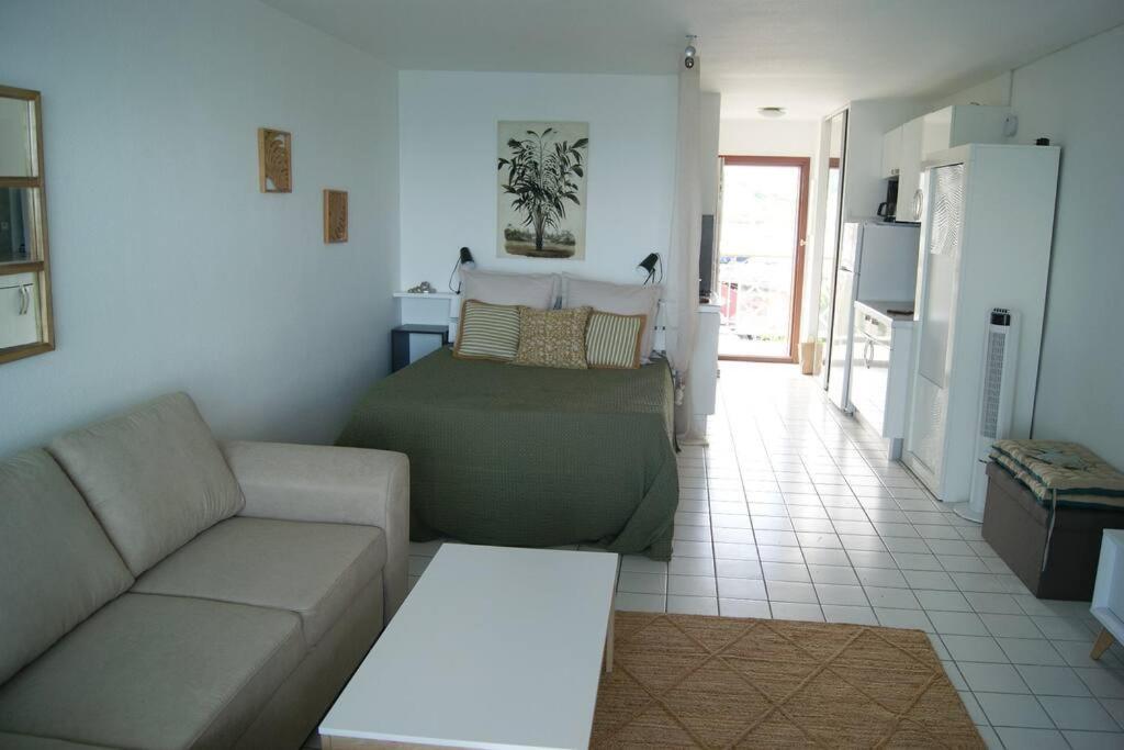 Superbe Studio Dolce Vita Vue Mer Plage Piscine Мариго Экстерьер фото